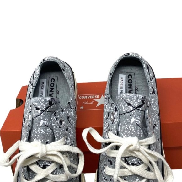 Converse Chuck 70 Sneakers Low Top For Men Black Ash Stone Shoes Canvas A01172C - Picture 6 of 10